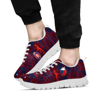 Czech Republic Football Sneakers Art Nouveau Patterns With National Lion