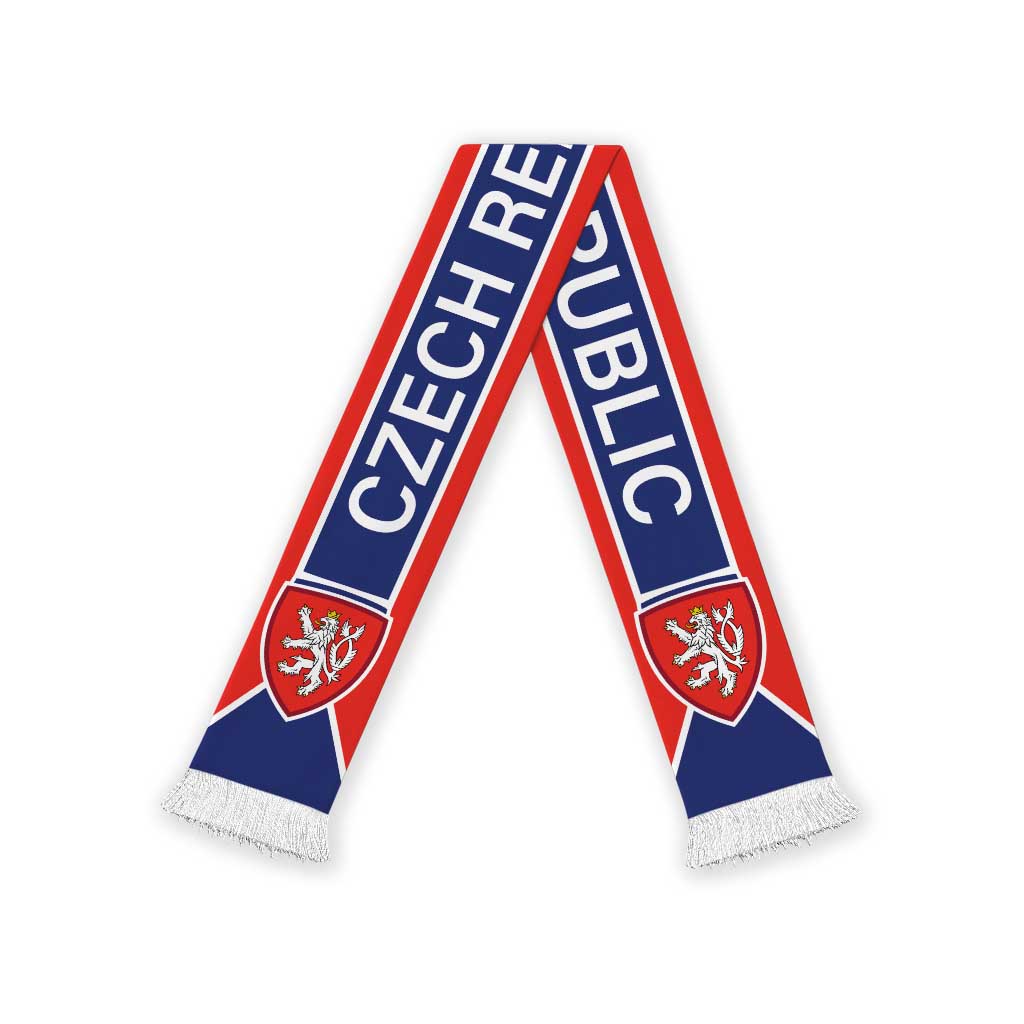 Czech Republic World Football 2026 Soccer Scarf Go Czechia Lions Road To Glory