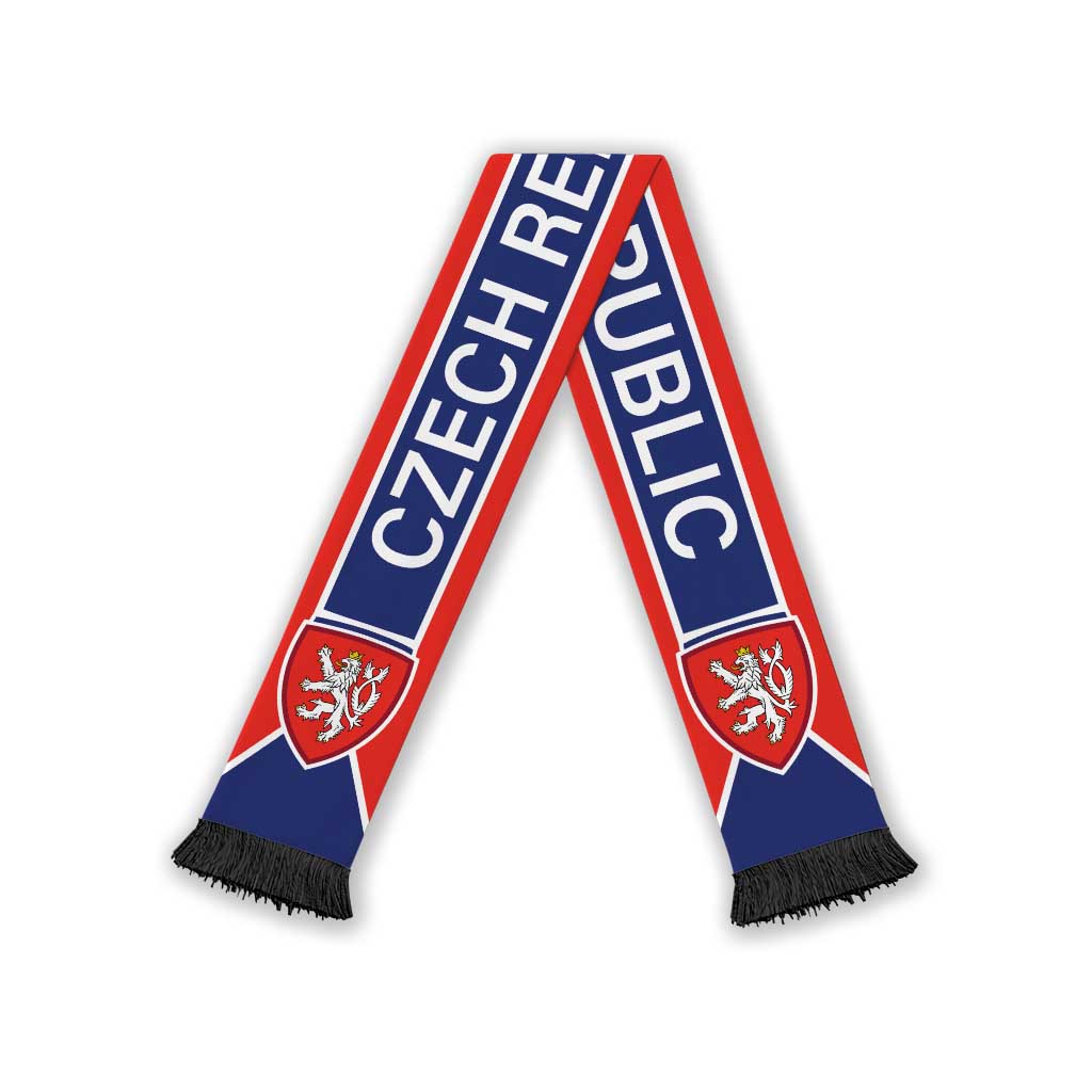 Czech Republic World Football 2026 Soccer Scarf Go Czechia Lions Road To Glory