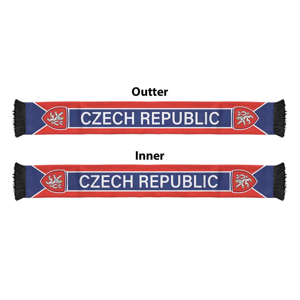 Czech Republic World Football 2026 Soccer Scarf Go Czechia Lions Road To Glory