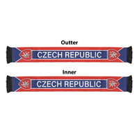 Czech Republic World Football 2026 Soccer Scarf Go Czechia Lions Road To Glory