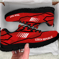 Czechia Football Nations 2026 Personalized Sneakers Sporty Pattern