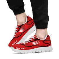 Czechia Football Nations 2026 Personalized Sneakers Sporty Pattern