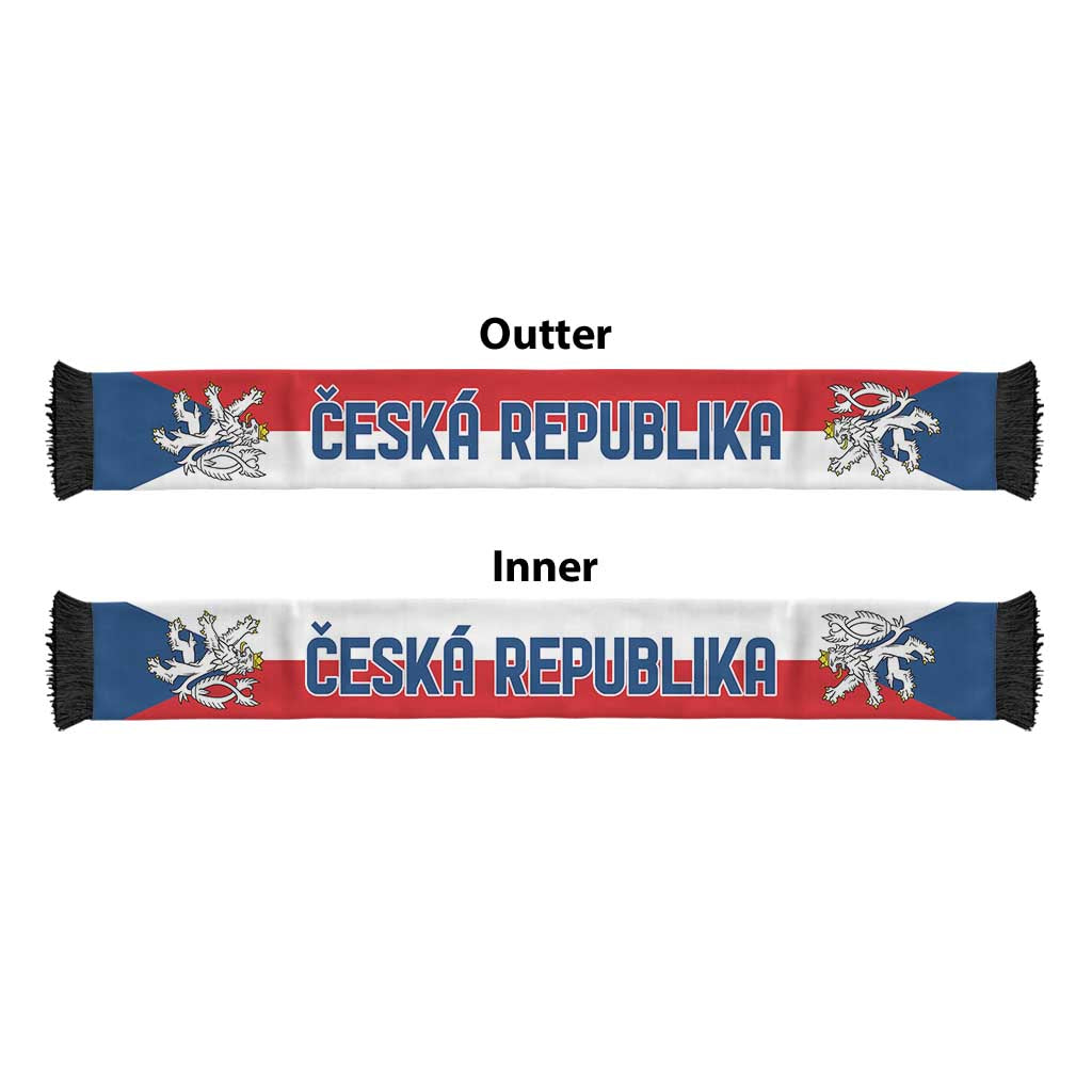 Czechia World Football 2026 Soccer Scarf National Pride Never Stops