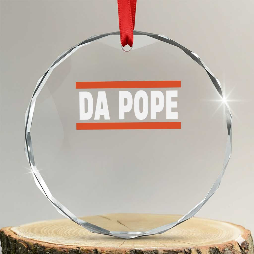 Da Pope Leo XIV Crystal Glass Ornament Cardinal Robert Francis Prevost 267th Pope TS02