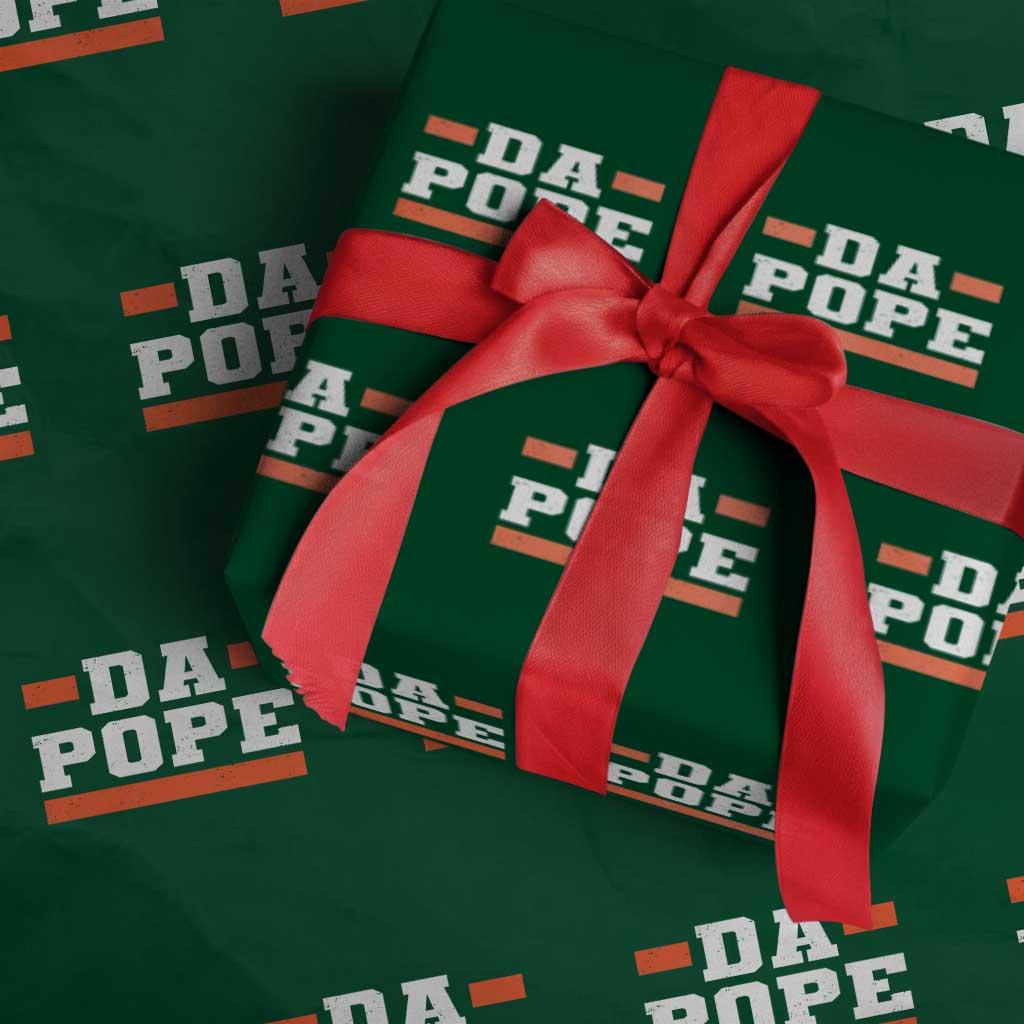 Da Pope Leo XIV Wrapping Paper Roll From America Chicago - Wonder Print Shop