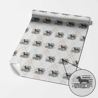 Dachshund Dog Dad Wrapping Paper Roll Fathers Day Gift for Dog Lovers American Flag - Wonder Print Shop