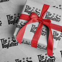Dachshund Dog Dad Wrapping Paper Roll The Dogfather Fathers Day Gifts For Dog Lovers - Wonder Print Shop