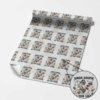 Dada Goose On The Loose Wrapping Paper Roll Funny Fatherhood Humor Gift