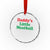 Daddy's Little Meatball Crystal Glass Ornament Funny Italian Family Baby Humor - Wonder Print Shop