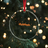 Dancing Skeleton Crystal Glass Ornament Retro Halloween Party Pumpkin Fall Season - Wonder Print Shop