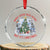 Dancing Skeleton Xmas Crystal Glass Ornament When You're Dead Inside But It's Christmas - Wonder Print Shop