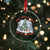 Dancing Skeleton Xmas Crystal Glass Ornament When You're Dead Inside But It's Christmas - Wonder Print Shop