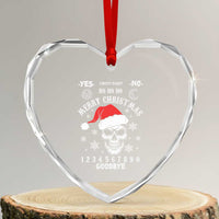 Dark Christmas Spirit Board Heart Crystal Glass Ornament Creepy Merry Xmas Skull and Ouija Horror Holiday - Wonder Print Shop