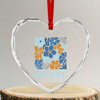 Dayenu Passover Jewish Holiday Floral Retro Heart Crystal Glass Ornament It Would Have Been Enough Meaningful Seder Gift