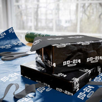 DD-214 Alumni Wrapping Paper Roll US Army Pride Military Veteran Retired - Wonder Print Shop