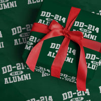 DD-214 US Air Force Alumni Wrapping Paper Roll US Military Veteran Retired - Wonder Print Shop