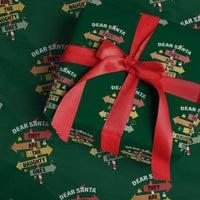 Dear Santa They Are The Naughty Ones Christmas Wrapping Paper Roll - Wonder Print Shop