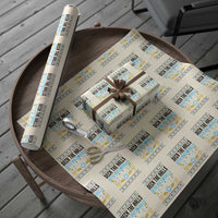 Deck The Halls With Matzo Balls Wrapping Paper Roll Funny Ugly Jewish Holiday Gift - Wonder Print Shop