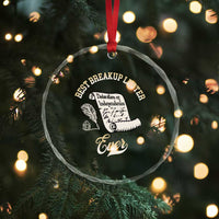 Declaration Of Independence 1776 Funny History Crystal Glass Ornament Best Breakup Letter Ever Humor