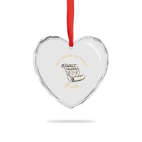 Declaration Of Independence 1776 Funny History Heart Crystal Glass Ornament Best Breakup Letter Ever Humor