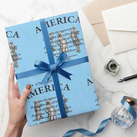 Declaration of Independence Sacred Honor Quote Graphic Wrapping Paper Roll Vintage 1776 to 2026 America Patriotic History