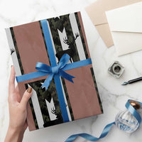 Deer Hunting Camo Puerto Rican Flag Wrapping Paper Roll Boricua Hunters