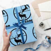 Deer Hunting Wrapping Paper Roll Deer Hunting Funny Hunter Fast Food Gift