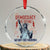 Democracy Is Dying But Hey Nice Fireworks Statue of Liberty Crystal Glass Ornament Funny 4th Of July Retro - Wonder Print Shop