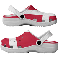 Denmark Clogs Shoes Flag Color Inspiration - Wonder Print Shop