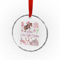 Derby Horse Racing Day Crystal Glass Ornament Lilies For The Fillies Stargazer Lily Flower
