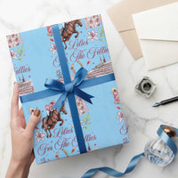 Derby Horse Racing Day Wrapping Paper Roll Lilies For The Fillies Stargazer Lily Flower