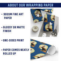 Dia De Los Muertos Wrapping Paper Roll Skeletons Dancing Mexican - Wonder Print Shop