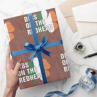 Dibs On The Redhead Wrapping Paper Roll Funny Irish St Patricks Day Shamrock