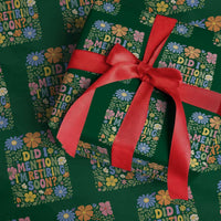 Did I Mention I'm Retiring Soon Wrapping Paper Roll Funny Retirement Retro Boho Flower