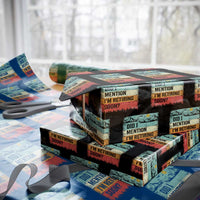 Did I Mention I'm Retiring Soon Wrapping Paper Roll Funny Retro Vintage Retirement