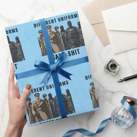 Different Uniforms Same Shit Sarcastic Wrapping Paper Roll Anti Authoritarian Fascism Protest