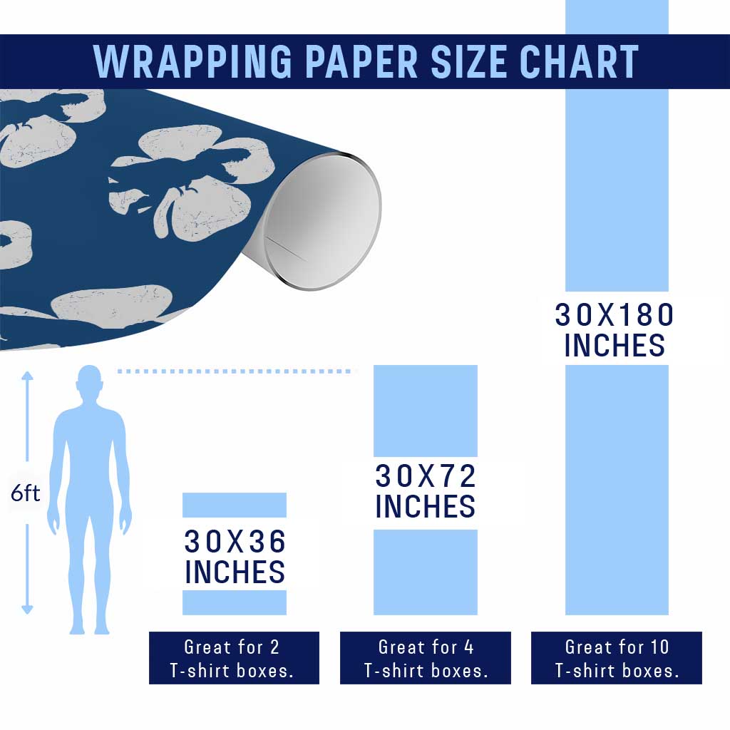 Dinosaur St Patricks Day Shamrock Wrapping Paper Roll Silhouette Boys Toddler Kids