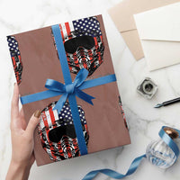 Dirt Bike American Flag Patriotic Wrapping Paper Roll If Dirt Ain't Flyin You Ain't Tryin - Wonder Print Shop