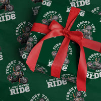 Dirt Bike Boys Wrapping Paper Roll Funny Forgive Toys I Just Wanna Ride Motocross Rider - Wonder Print Shop