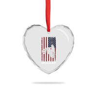 Dirt Bike Heart Crystal Glass Ornament Braaap American Flag Motocross - Wonder Print Shop