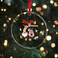 Dirty Christmas Jizz The Season Crystal Glass Ornament Funny Xmas Inappropriate Adult Humor TS11