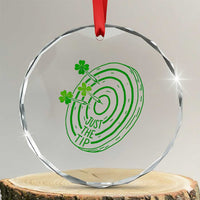 Dirty Humor Dartist St Patricks Day Gift Crystal Glass Ornament Just The Tip