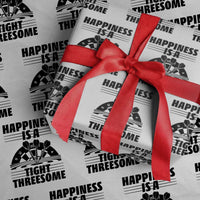 Dirty Joke Darts Gift Wrapping Paper Roll Darts Happiness Is A Tight Threesome - Wonder Print Shop