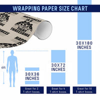 Dirty Joke Darts Gift Wrapping Paper Roll Darts Happiness Is A Tight Threesome - Wonder Print Shop