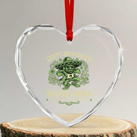 Dirty Sanchezs Tacos and Beer Funny Fiesta Heart Crystal Glass Ornament Cerveza Cold as Your Exes Heart Mexican Party Humor