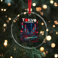Distress JDM Tokyo Japan Drift Race Car Crystal Glass Ornament Retro Vintage Japanese Graphic - Wonder Print Shop