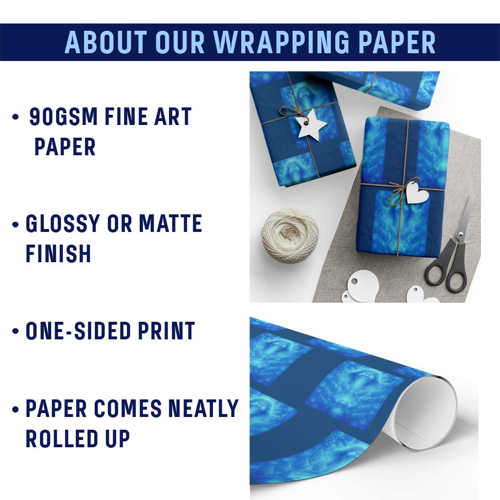 Divine 67 Meme Wrapping Paper Roll Celestial Mason 6 7 Spiritual Six Seven Angelcore - Wonder Print Shop