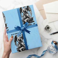 Do Not Make Peace With Evil Wrapping Paper Roll Archangel Saint Michael