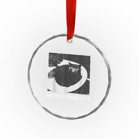 Do Not Perceive Me Funny Meme Cat Lover Crystal Glass Ornament Funny Cat Sarcstic Meme
